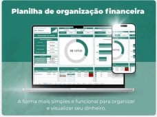 Planilha de organização financeira