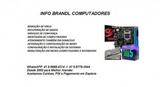 Técnico em Informática a Domicílio em toda Curitiba-PR