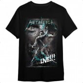 Camiseta metallica masculina