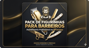 Pack de figurinhas para barbeiros 