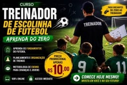 Curso Treinador de Escolinha de Futebol Aprenda do Zero