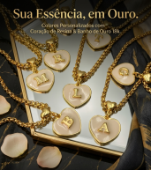Colar Personalizado com a inicial do seu nome