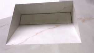 Bancadas em porcelanato para Banheiros