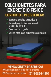 Colchonetes para Exercício Físico Conforto e Resistência!