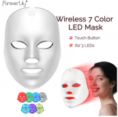 Máscara facial de LED com 7 cores