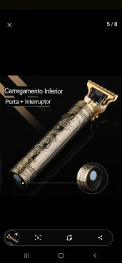 Máquina de cortar cabelo e aparador de barba