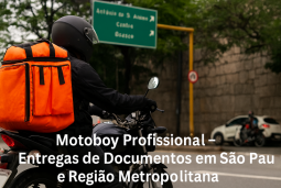 Serviço especializado em entregas de documentos com agilidade, segurança e sigilo.