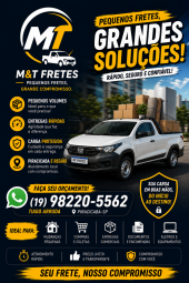 Frete rápido, seguro e confiável para pequenos volumes em Piracicaba e região