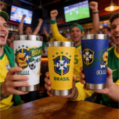 Copo Térmico 473 Ml Personalizados Brasil Copa