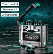 Fone De Ouvido bluetooth M25 Sem Fio Resistente a água Stereo Sports Earbuds LED Microphone