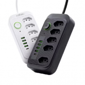 Extensão elétrica universal usb