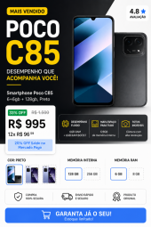  POCO C85: O queridinho do momento!