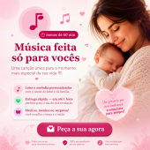 Música personalizadas para chá revelação