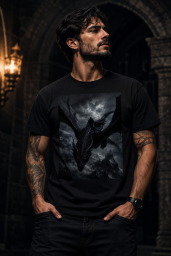  Camiseta Rei dos Dragões Negros Camiseta Premium Unissex**