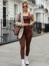 Conjunto Fitness Top + Legging Suplex Zero Transparência