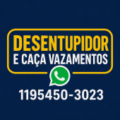 Desentupidor e caça vazamentos Zona oeste SP