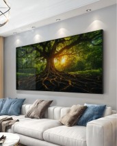 Quadro Decorativo Árvore da Vida 100x200 Gigante