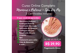 Curso - Manicure e Pedicure +SPA dos Pés