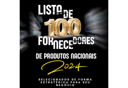Lista de 100 Fornecedores Nacionais