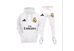 Conjunto moletom Real Madrid blusa + Calça Abrigo Premium Inverno Lançamento 2024 Champion