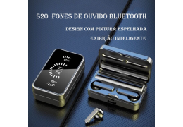 S20 Fones De Ouvido Intra-Auricular Sem Fio Bluetooth À Prova D'água Estéreo Com Microfone