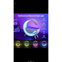 Caixinha De Som G-speaker smart Carregador Indução Altofalante Bluetooth Android e IOS Lum