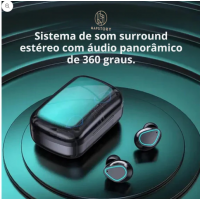 TWS fone de ouvido Bluetooth 5.2 sem fio 2024 TWS Fone de ouvido Smart Touch Call à prova