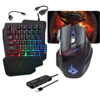 M1 Pro Mobile Controller Gaming Keyboard Mouse Converter BT V5.0 Programmable Adapter Supp