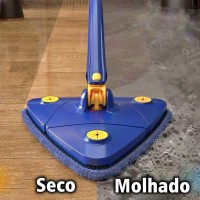 Rodo Esfregão Giratório 360 Mop Limpa Pisos Forros e Vidros