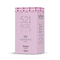 Perfume 521 Rose Vip Amakha Paris - 100ML Original
