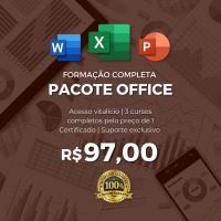 Curso Pacote Office - Word, Excel e Power Point.