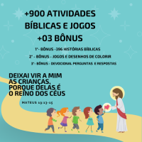 +900 Atividades Biblícas e Jogos +03 Bônus