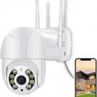Wifi Hd 1080p A8 Câmera de Segurança, Câmera Ip Icsee Prova D'água Infravermelho Externo