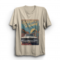 Camiseta Masculina Get Lost in Highway Arizona