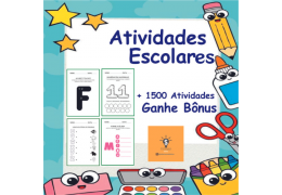 Ebook +1500 atividades de Reforços Escolares