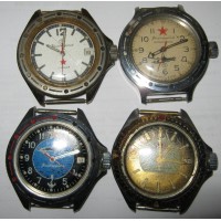 Relógios variados Comandante Vostok URSS/Rússia