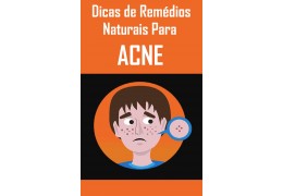 E-book com dicas de remédios naturais para acne