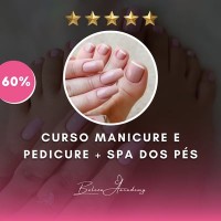 Curso de manicure e pedicure + spa dos pés (unhas)