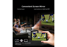 Freestyle Projetor 4k de 720P WIFI mini Projetor Portátil TV Home Theater Cinema HDMI Supo