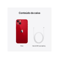 Apple iPhone 13 128GB (PRODUCT)RED Tela 6,1 12MP