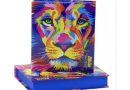 Biblia Leão Color Capa Dura Média Com Harpaa 16 Cmm