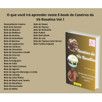 E-book de Bolos Caseiros da Vó Rosalina