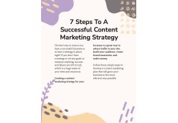7 etapas para uma estratégia de marketing de conteúdo bem-sucedida