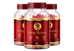 Long Beauty fórmula 100% natural, que age diretamente no couro capilar combatendo a queda!