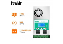 Controlador De Carga Solar Mppt 60a POWMR 12/24/36/48v
