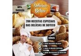 200 Receitas Especiais Das Delícias De Boteco