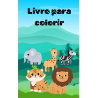 Aventuras Coloridas na Selva: Um Livro de Colorir de Animais
