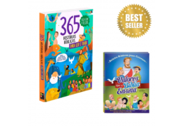 Livro 365 histórias bíblicas infantil + valores que a bíblia ensina