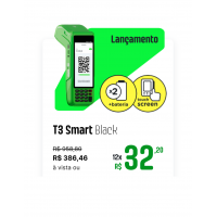 Maquininha TON T3 Smart Black