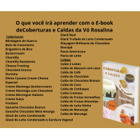 E-book de Coberturas e Caldas de Bolos da Vó Rosalinaa